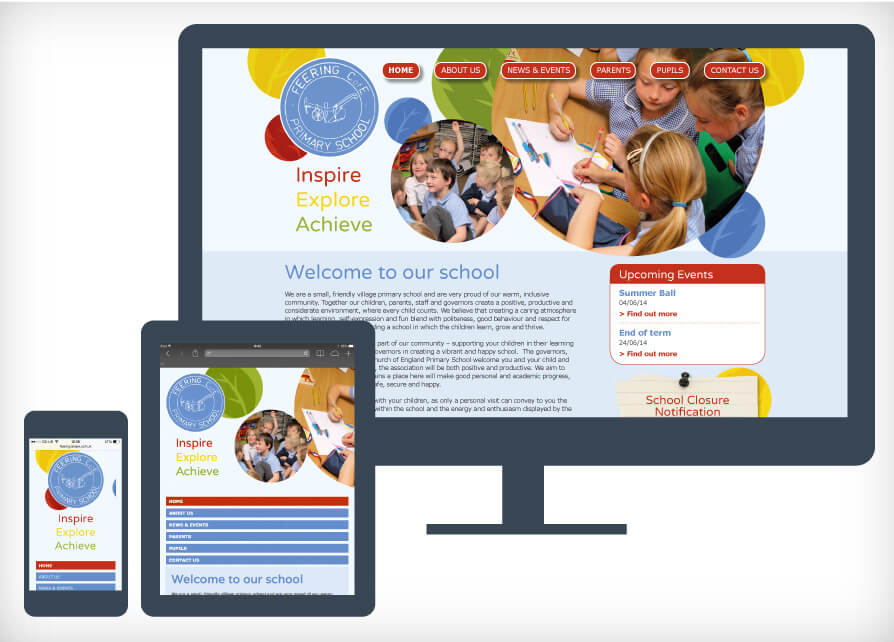 Website design and prospectus design