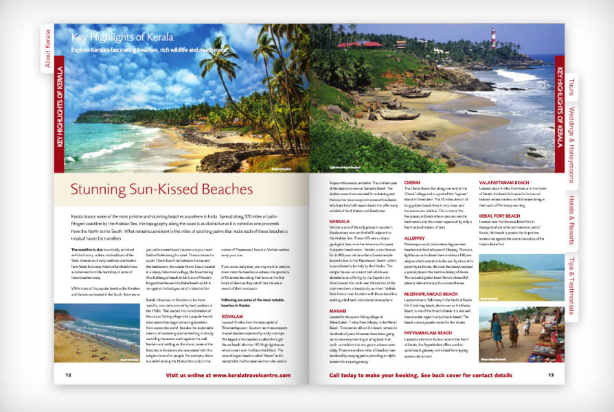 travel brochure design