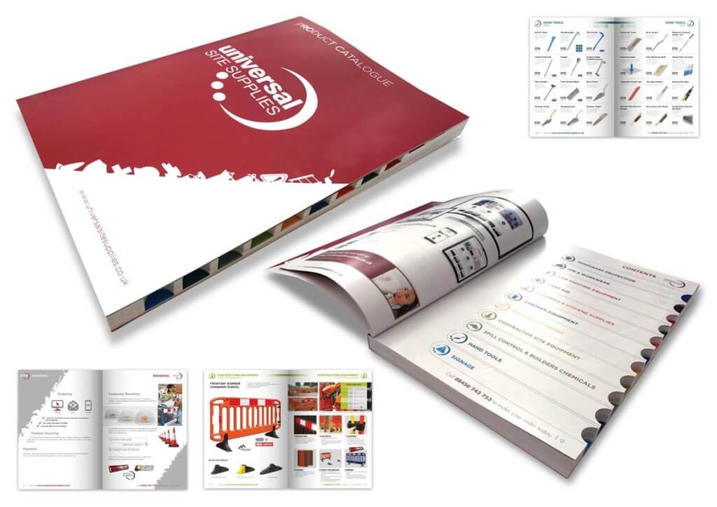 Essex Construction Site Supplies Company Catalogue Design