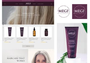 Brand Identity and Website Design for Megi Wellness Haircare