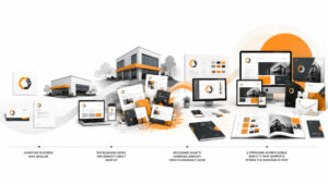 Business outgrowing its existing brand identity and developing a stronger visual system